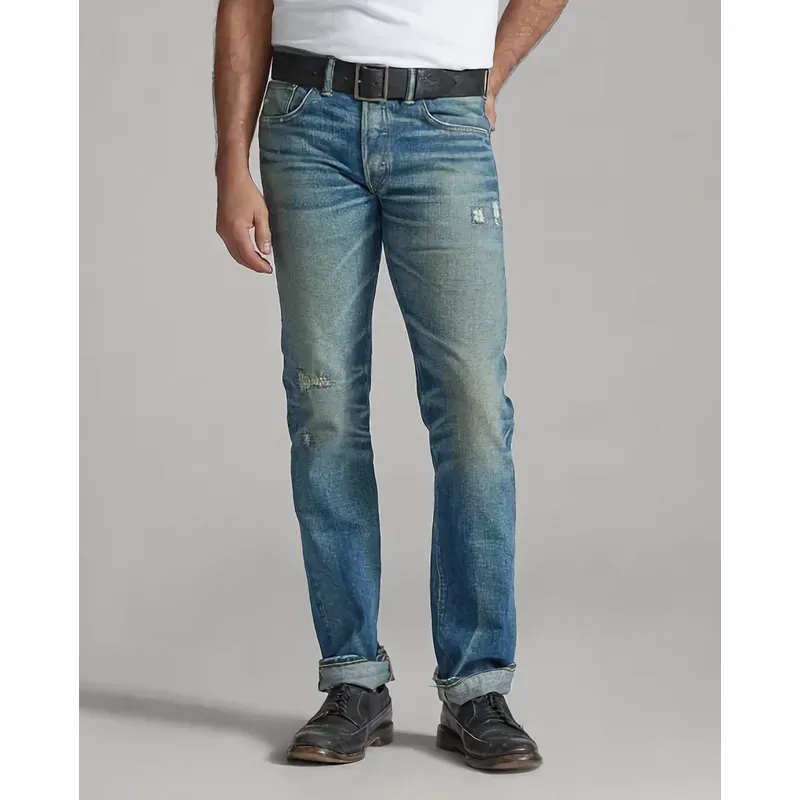 Men’s Slim Fit Cotton Trim Jeans for Stylish Comfort | Shop Now