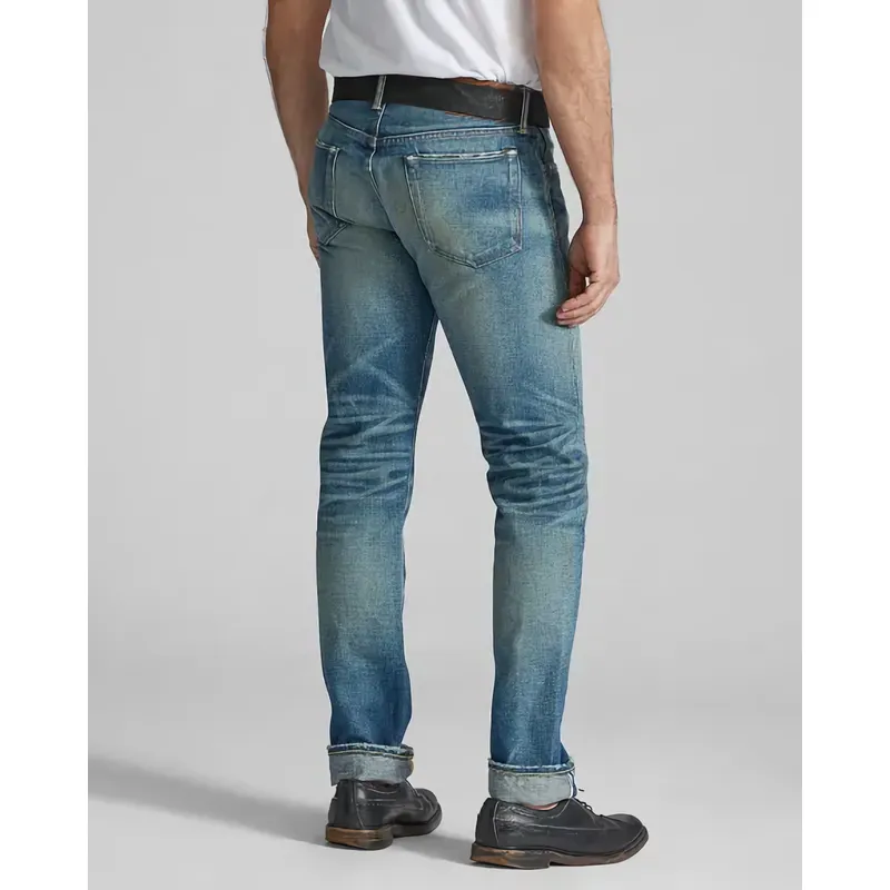 Men’s Slim Fit Cotton Trim Jeans for Stylish Comfort | Shop Now