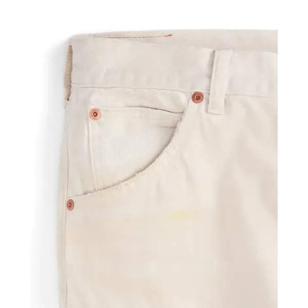 Slim Fit Patch Natural Jeans | Unique Style with Natural Patch Accents
