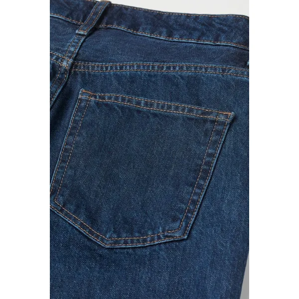 Straight-Leg High-Rise Jeans | Light Blue, Dark Blue, White | Versatile and Stylish