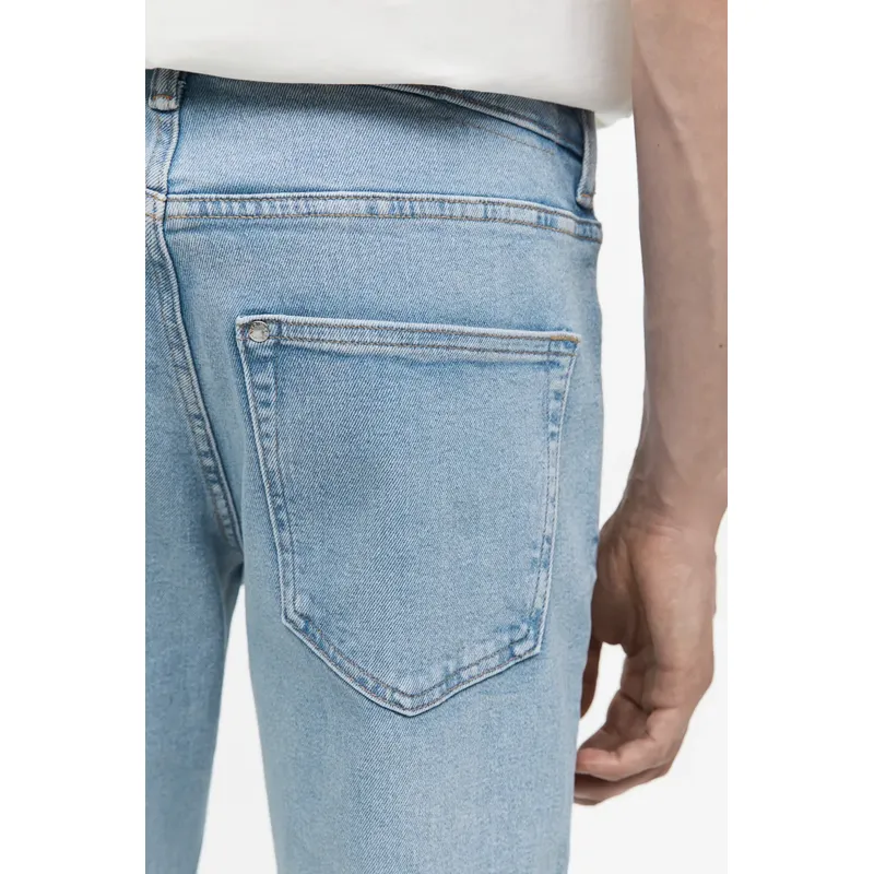 Men’s Sky Blue Mid Waist Jeans | Cool and Versatile | Shop Now