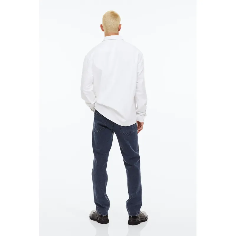 Mid Rise Dark Blue Men’s Jeans | Classic Fit and Timeless Style | Shop Now