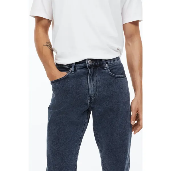 Mid Rise Dark Blue Men’s Jeans | Classic Fit and Timeless Style | Shop Now