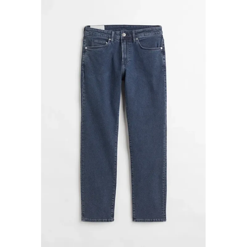 Mid Rise Dark Blue Men’s Jeans | Classic Fit and Timeless Style | Shop Now