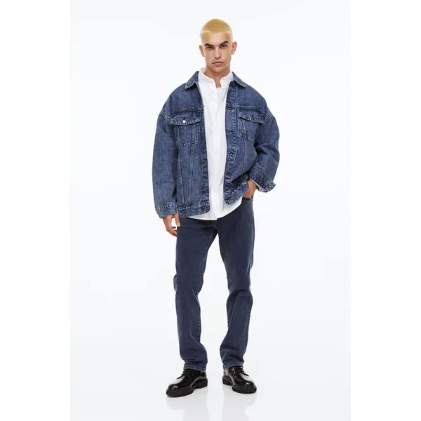 Mid Rise Dark Blue Men’s Jeans | Classic Fit and Timeless Style | Shop Now