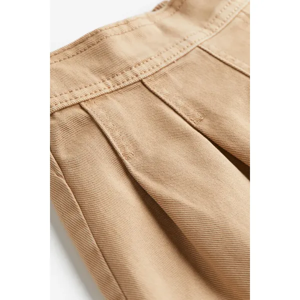 Beige Pleated Denim Skirt for Kids | Stylish and Comfortable | Shop Now