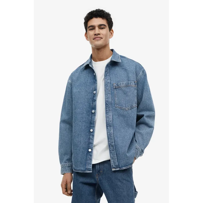 Regular Fit Denim Jacket Shirt | Classic and Stylish Outerwear | Shop Now
