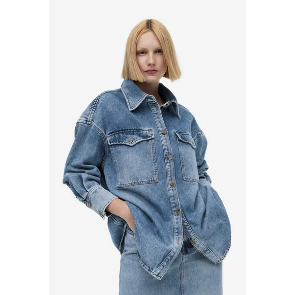 Plus Size Denim Shirt Ladies | Stylish and Comfortable | Shop Now