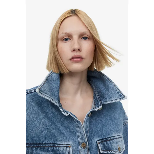 Plus Size Denim Shirt Ladies | Stylish and Comfortable | Shop Now