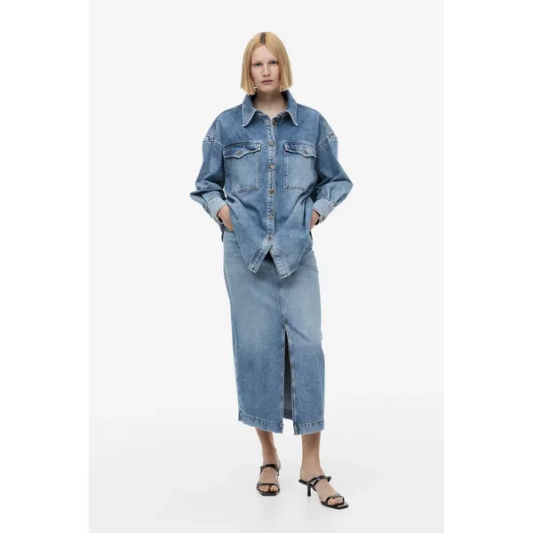 Plus Size Denim Shirt Ladies | Stylish and Comfortable | Shop Now