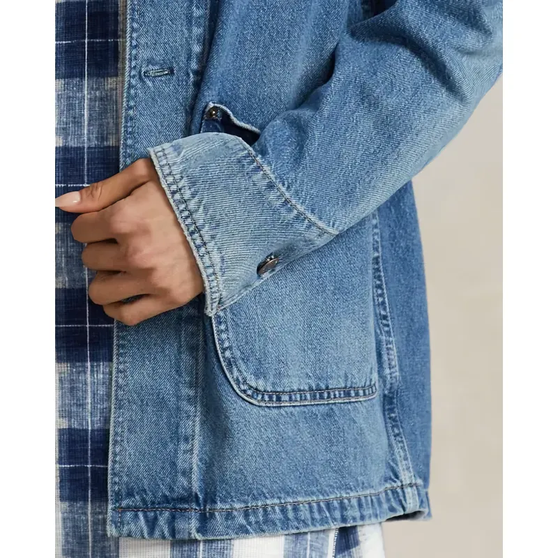Women’s Loose Fit Denim Work Jacket | Comfortable and Stylish | Shop Now