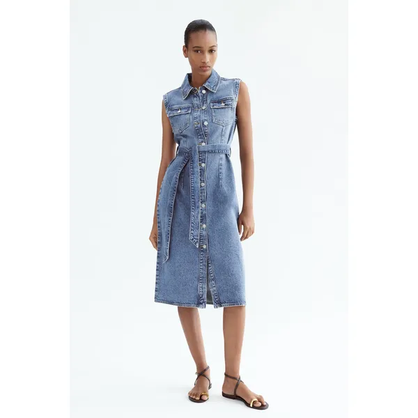 Midi Denim Dress | Stylish and Versatile Women’s Dress | Shop Now