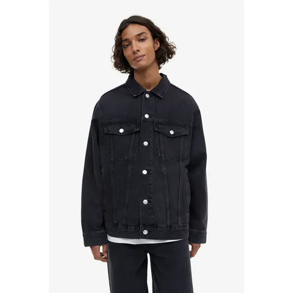 Casual Cut Denim Jacket Black Denim | Stylish and Comfortable Outerwear | Shop Now