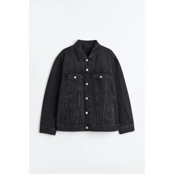 Casual Cut Denim Jacket Black Denim | Stylish and Comfortable Outerwear | Shop Now