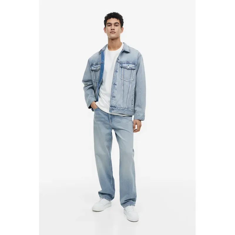 Casual Fit Denim Jacket Light Denim Blue | Stylish and Comfortable Outerwear | Shop Now