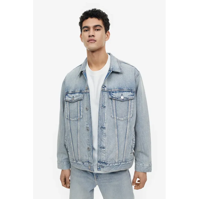 Casual Fit Denim Jacket Light Denim Blue | Stylish and Comfortable Outerwear | Shop Now