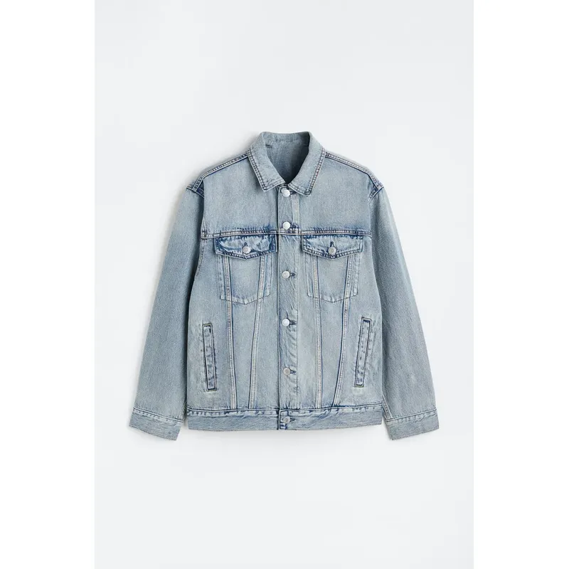 Casual Fit Denim Jacket Light Denim Blue | Stylish and Comfortable Outerwear | Shop Now