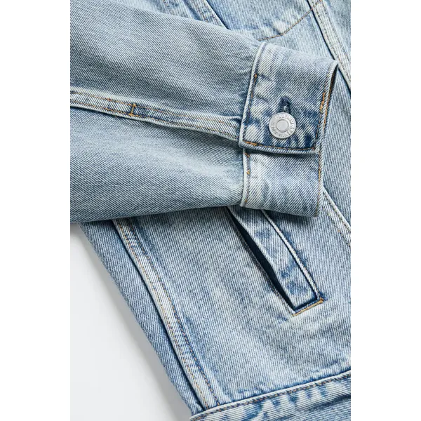 Casual Fit Denim Jacket Light Denim Blue | Stylish and Comfortable Outerwear | Shop Now