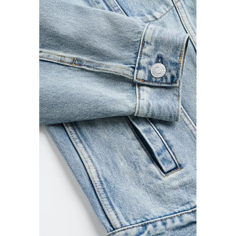 Casual Fit Denim Jacket Light Denim Blue | Stylish and Comfortable Outerwear | Shop Now