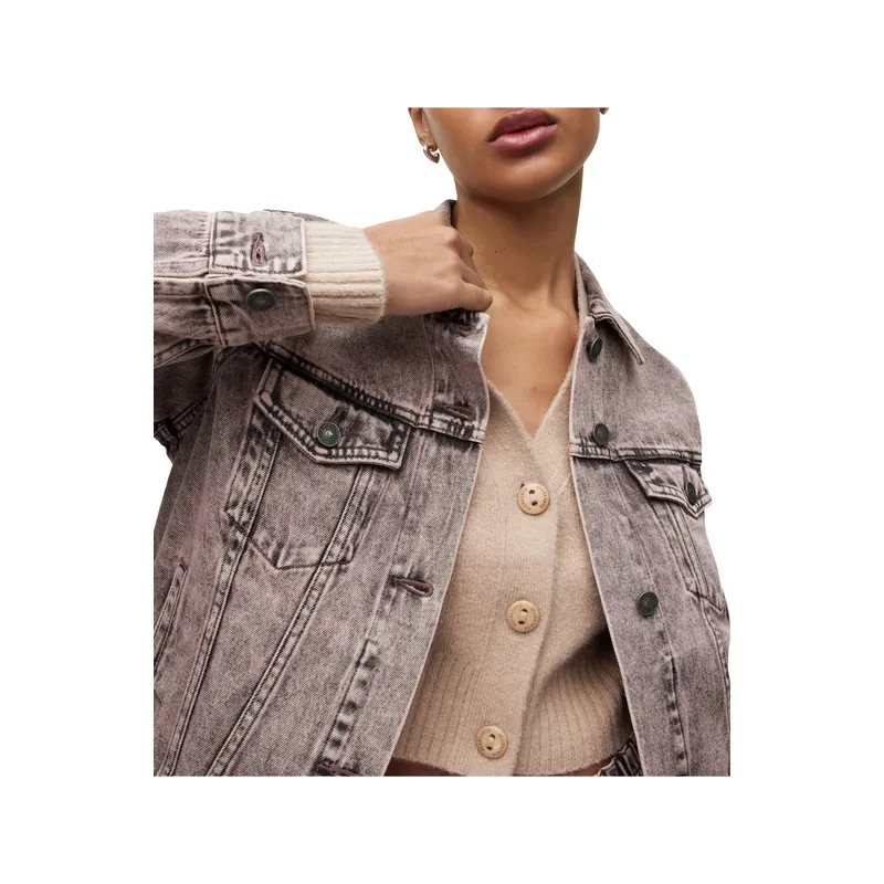 Shop Stylish Gray Denim Jacket | Versatile Outerwear | Fashion Essential