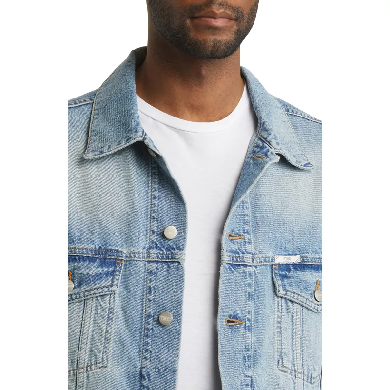 Shop Stylish Blue Padded Denim Jacket | Trendy Outerwear | Fashion Essential