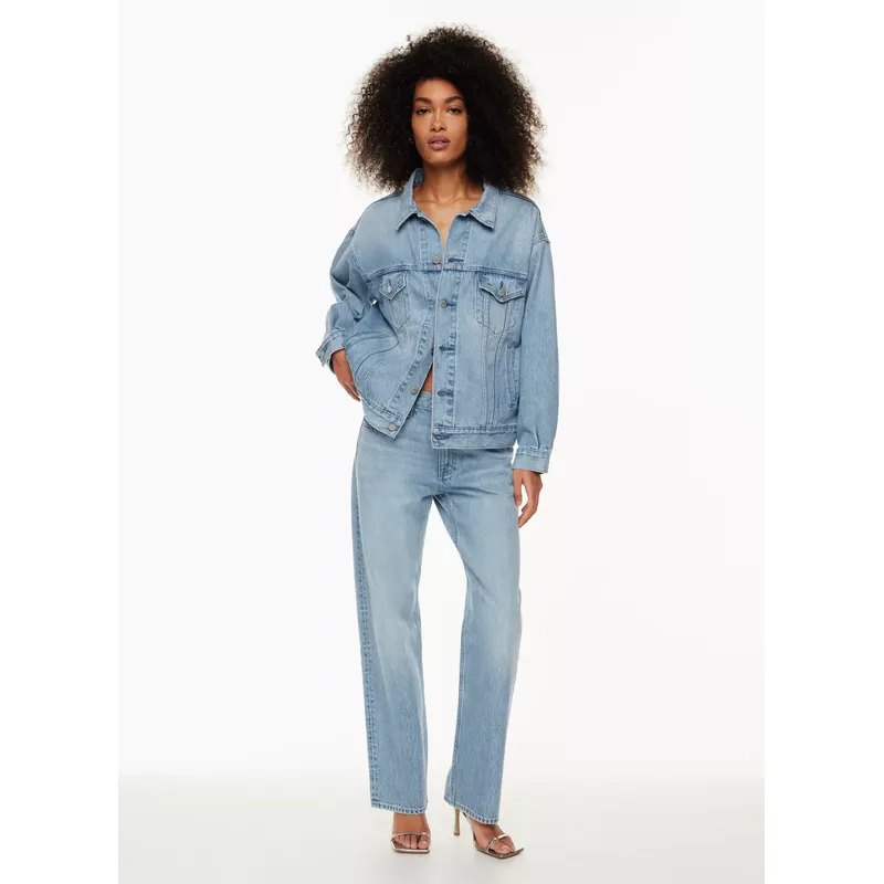 Shop High Quality Solid Color Denim Jacket | Casual Jeans Jacket Outerwear