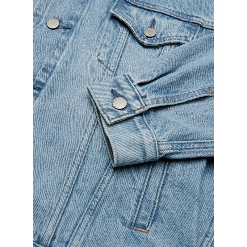Shop High Quality Solid Color Denim Jacket | Casual Jeans Jacket Outerwear