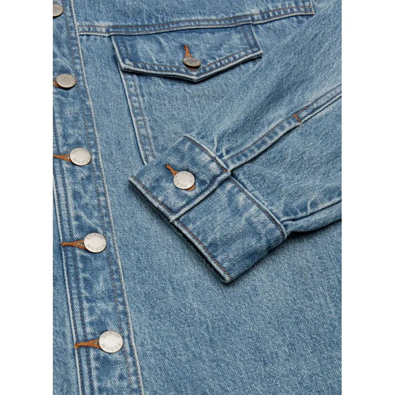 Shop Autumn Fashion Brand Printed Denim Jacket | European and American Style | Hip-Hop Inspired