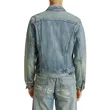 Shop Blue Distressed Denim Jacket | Trendy Distressed Outerwear | Fashion Essential
