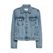 Shop Women’s Basic Denim Cropped Jacket | Retro Stretch Style | Fashion Essential