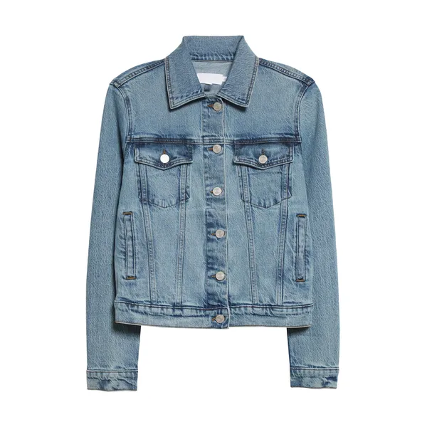 Shop Women’s Basic Denim Cropped Jacket | Retro Stretch Style | Fashion Essential
