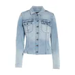 Shop European Station Slim Fit Denim Jacket | Korean Fashion | All-Match Long-Sleeve Outerwear