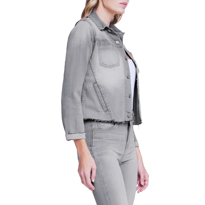 Shop Women’s Denim Gray Coat & Jacket | Stylish Outerwear for a Trendy Look