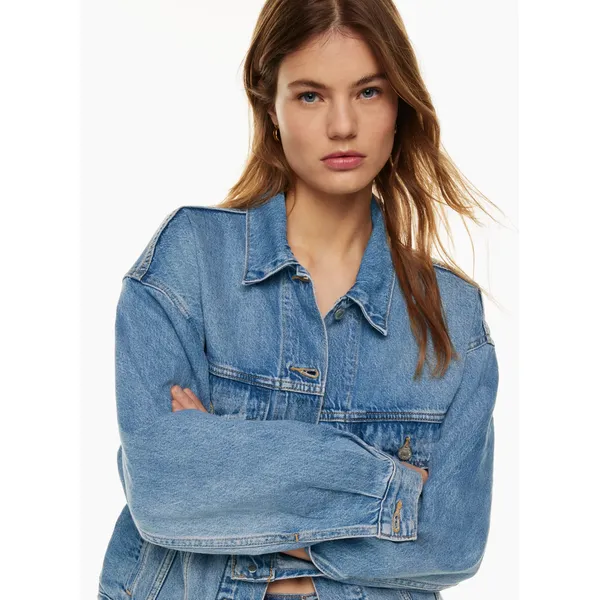 Shop Blue Denim Oversized Jacket | Trendy and Comfortable Outerwear