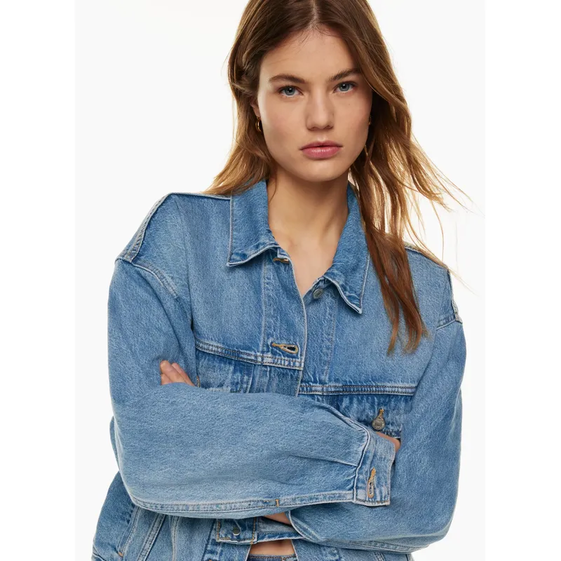 Shop Blue Denim Oversized Jacket | Trendy and Comfortable Outerwear