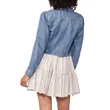 Shop Cropped Long Sleeve Denim Jacket | Trendy and Stylish Outerwear for Women