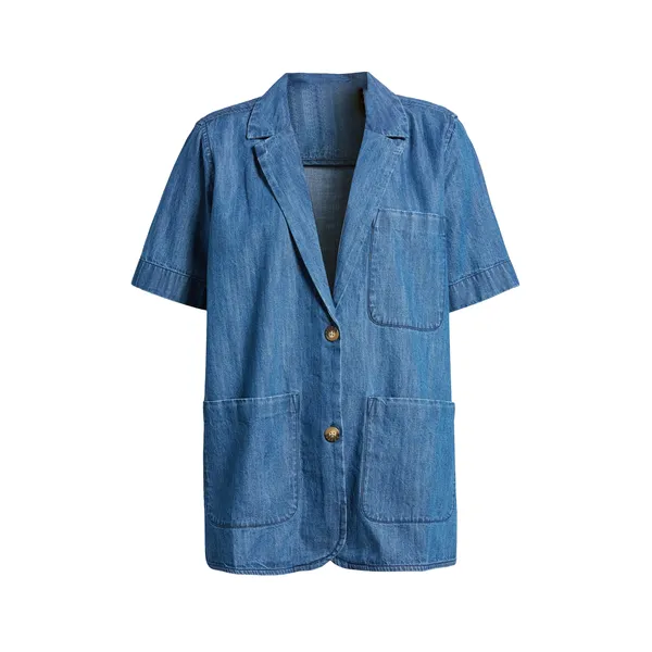 Shop Sleeve Denim Blazer | Stylish and Versatile Denim Outerwear