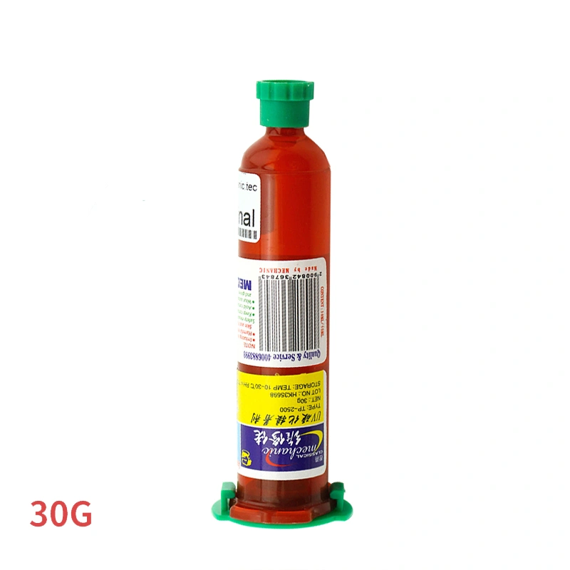 سائل ميكانيكي لاصق بصري واضح