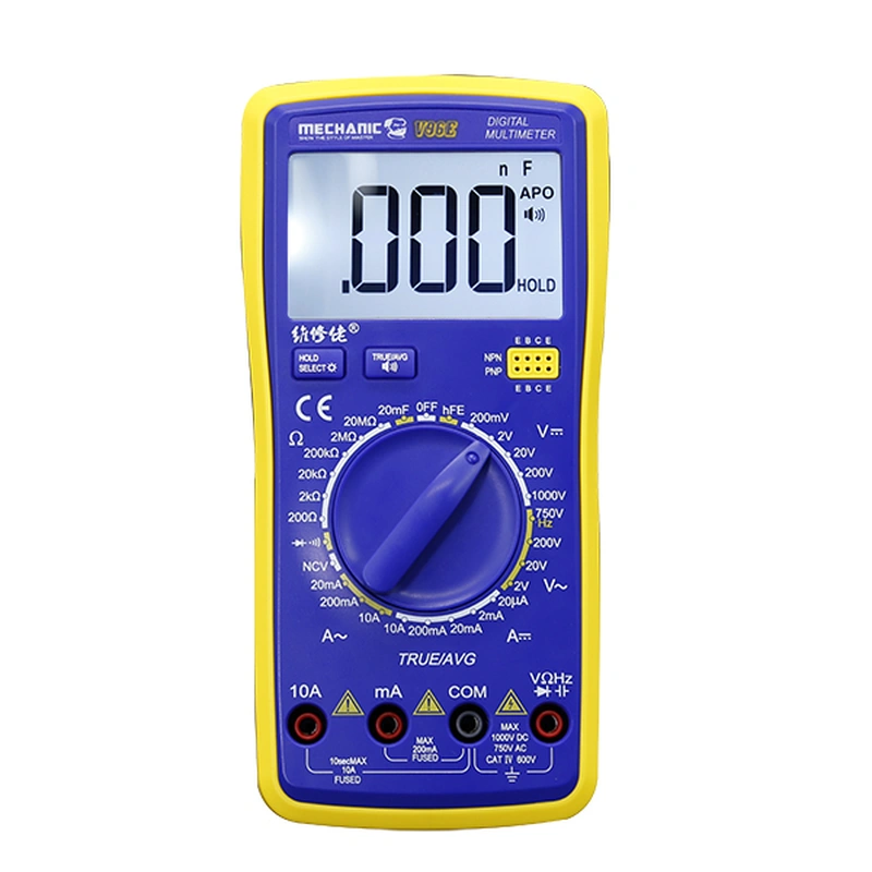 Mechanic V90E Voice Broadcast Digital Multimeter with LCD Display