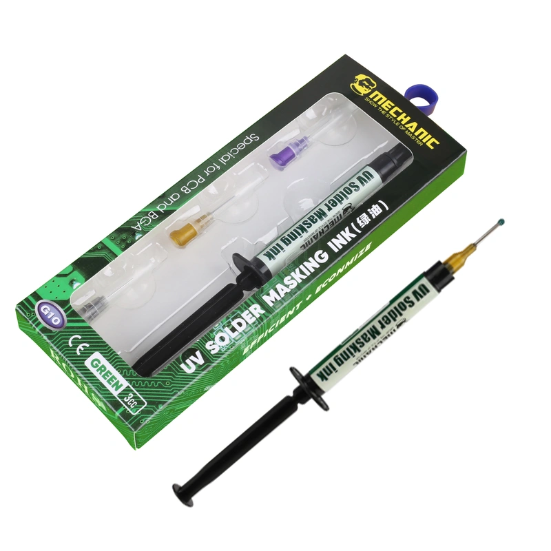 Precision solder mask ink