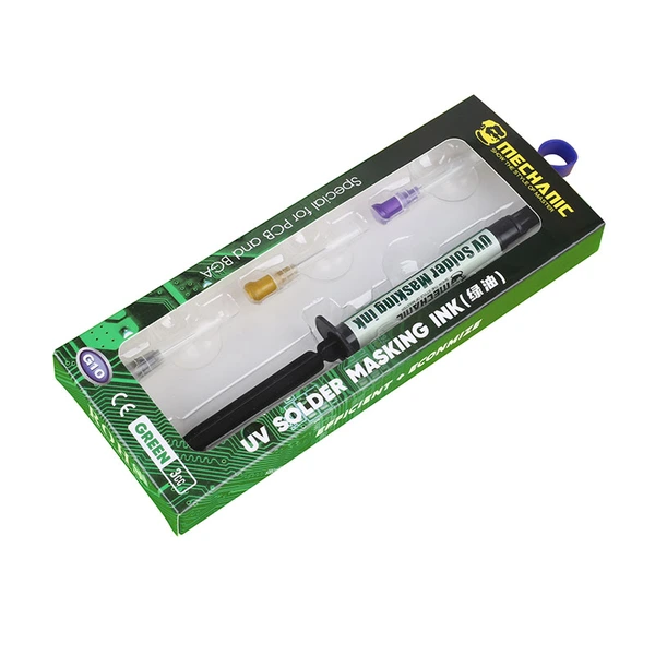 Precision solder mask ink