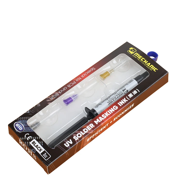 Precision solder mask ink