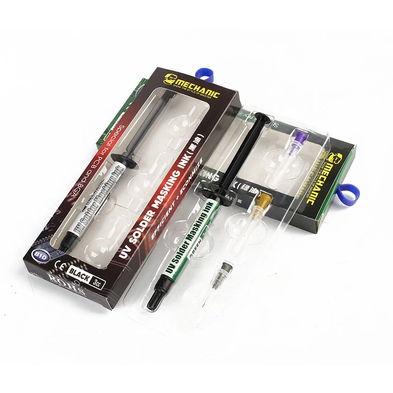 Precision solder mask ink