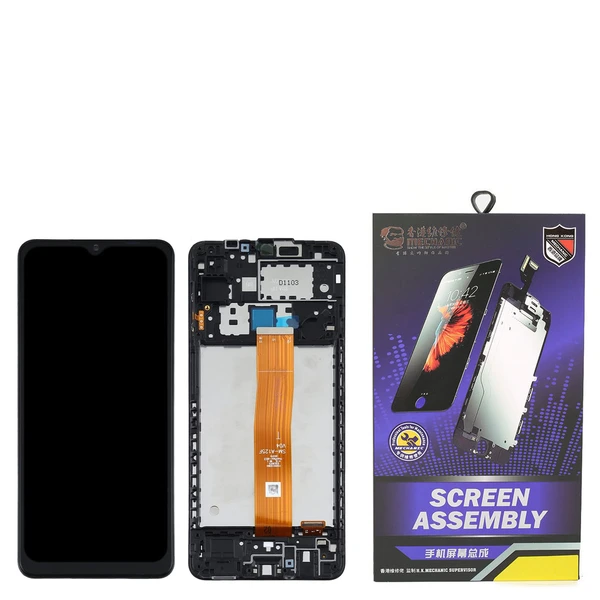 замена экрана жк-дисплей сенсорный samsung galaxy a12 с рамкой