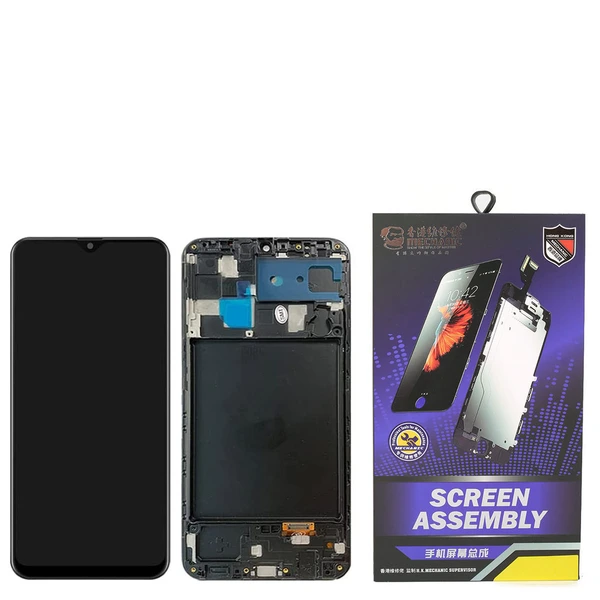 замена экрана жк-дисплей сенсорный samsung galaxy a20 с рамкой