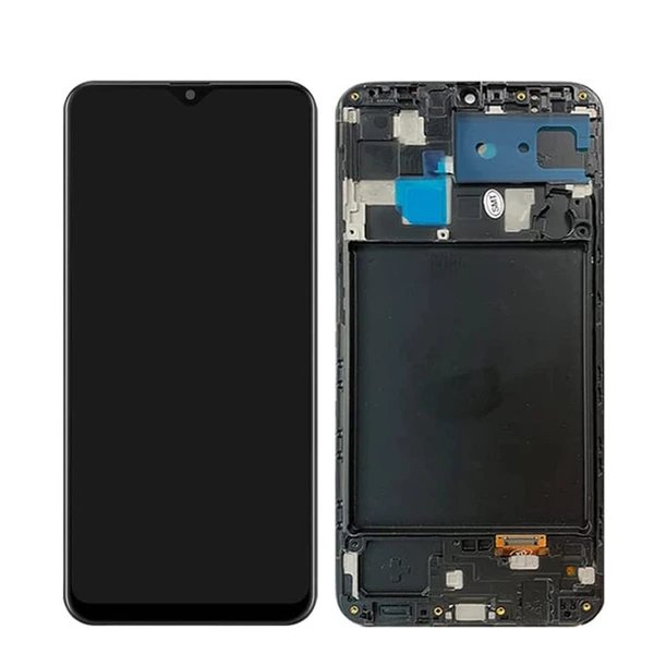 замена экрана жк-дисплей сенсорный samsung galaxy a20 с рамкой