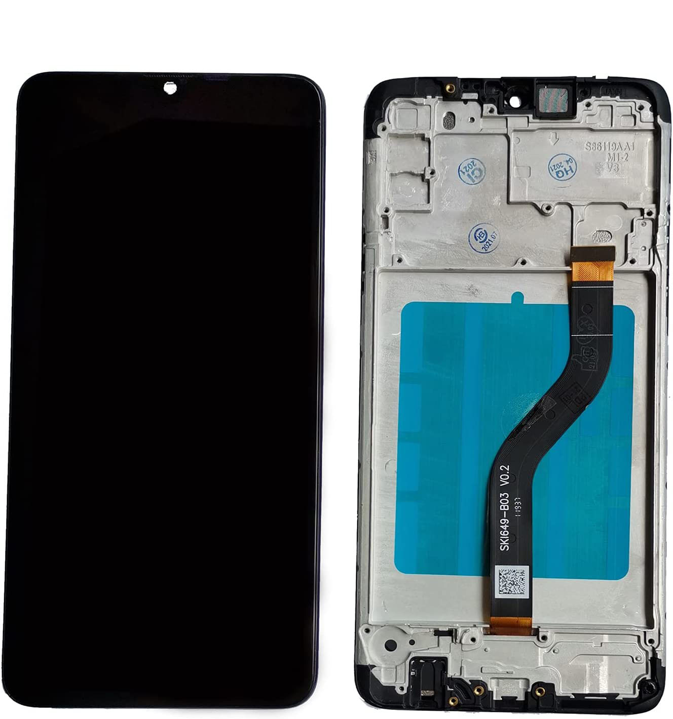 Galaxy A20s LCD Screen Replacement with Frame - 6.5 inch