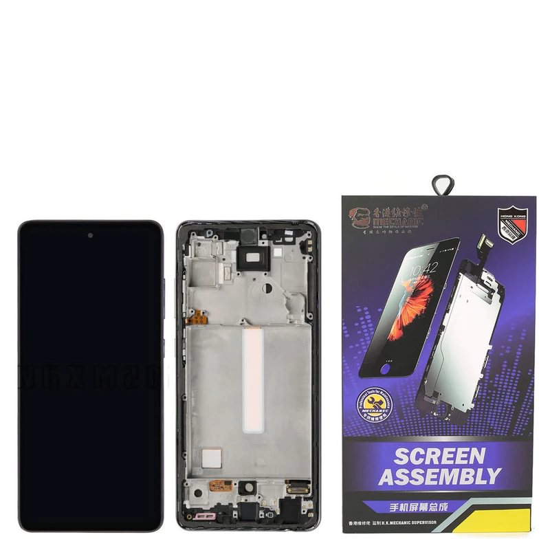 ЖК-дисплей с сенсорным экраном с рамкой для Samsung Galaxy A52