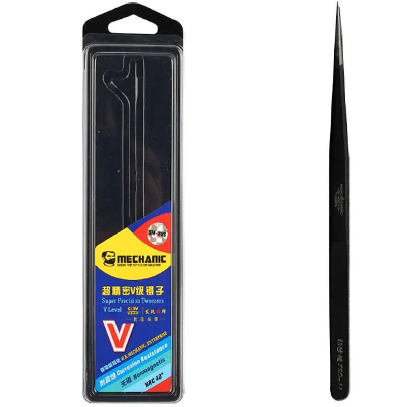 прецизионный антистатический пинцет smd
