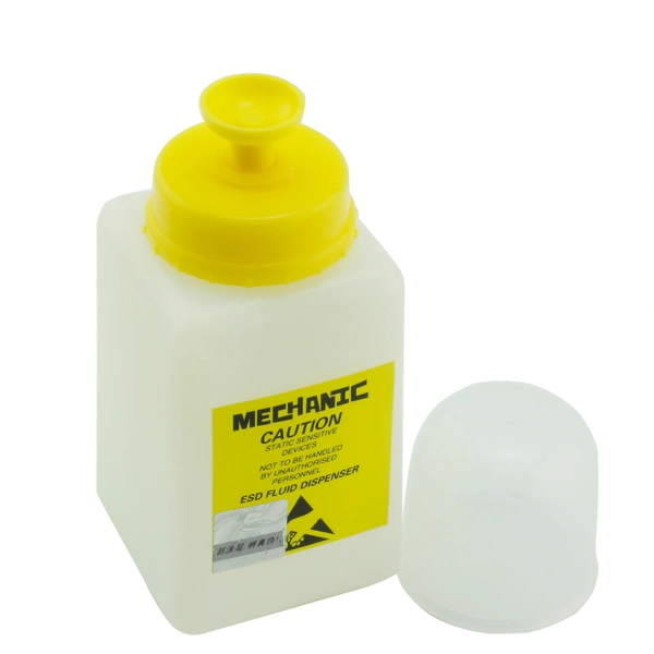 Botella de HDPE con protección anti-disipativa ESD
